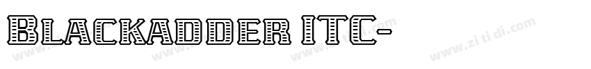 Blackadder ITC字体转换